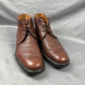 Panelli Brown Leather Dress Shoe Men’s Size 8.5 Made In Italy